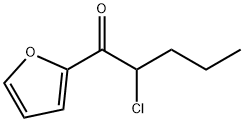 1-Pentanone, 2-chloro-1-(2-furanyl)- (9CI) Struktur