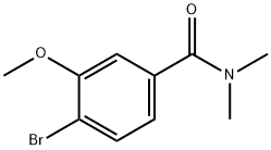 4-Bromo-3-methoxy-N,N-dimethylbenzamide Struktur