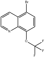 5-Bromo-8-(trifluoromethoxy)quinoline Struktur