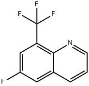 6-Fluoro-8-(trifluoromethyl)quinoline Struktur