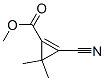 1-Cyclopropene-1-carboxylicacid,2-cyano-3,3-dimethyl-,methylester(9CI) Struktur