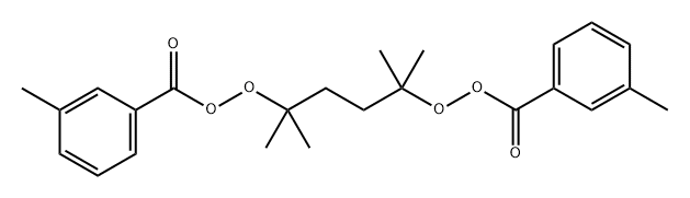 2,5-Dimethyl-2,5-bis(m-toluoylperoxy)hexane Struktur