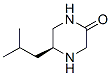 Piperazinone, 5-(2-methylpropyl)-, (S)- (9CI) Struktur