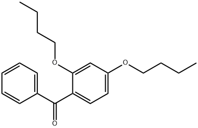 2,4-Dibutoxybenzophenone Struktur