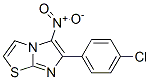 5-nitro-6-p-chlorophenylimidazo(2,1-b)thiazole Struktur