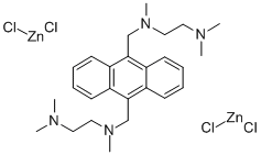 9 10-BIS(TMEDA)ANTHRACENE BISZINC Struktur