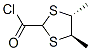 1,3-Dithiolane-2-carbonylchloride,4,5-dimethyl-,(2alpha,4alpha,5beta)-(9CI) Struktur