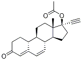 6,7-Dehydro Norethindrone Acetate Struktur