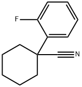 1-(2-FLUOROPHENYL)CYCLOHEXANECARBONITRILE Struktur