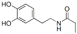 Propanamide, N-[2-(3,4-dihydroxyphenyl)ethyl]- (9CI) Struktur