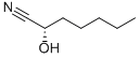 (S)-2-Hydroxyheptanenitrile Struktur