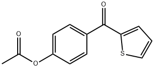 2-(4-ACETOXYBENZOYL) THIOPHENE Struktur