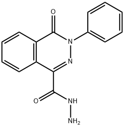 4-OXO-3-PHENYL-3,4-DIHYDROPHTHALAZINE-1-CARBOHYDRAZIDE Struktur