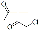 2,4-Pentanedione,  1-chloro-3,3-dimethyl- Struktur