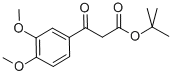 BETA-OXO-3,4-DIMETHOXY-BENZENEPROPANOIC ACID 1,1-DIMETHYLETHYL ESTER Struktur