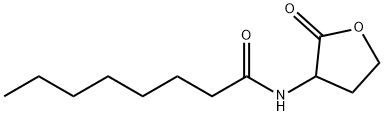 N-OCTANOYL-DL-HOMOSERINE LACTONE Struktur