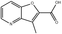 3-Methylfuro[3,2-b]pyridine-2-carboxylic acid Struktur