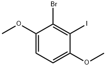 2-BroMo-3-iodo-1,4-diMethoxybenzene, 97% Struktur