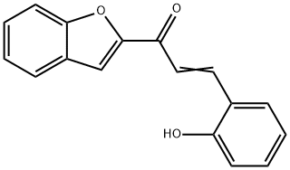 1-BENZOFURAN-2-YL-3-(2-HYDROXY-PHENYL)-PROPENONE Struktur