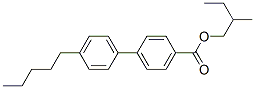 4'-Pentyl-4-biphenylcarboxylic acid 2-methylbutyl ester Struktur