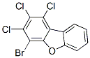 MONOBROMO-TRICHLORODIBENZOFURAN Struktur