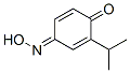 2,5-Cyclohexadiene-1,4-dione,2-(1-methylethyl)-,4-oxime(9CI) Struktur