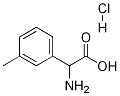 2-AMino-2-(3-Methylphenyl)acetic Acid Hydrochloride Struktur