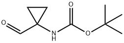 TERT-BUTYL (1-FORMYLCYCLOPROPYL)CARBAMATE Struktur