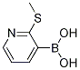 2-(METHYLTHIO)PYRIDINE-3-BORONIC ACID Struktur