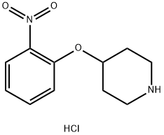 4-(2-NITROPHENOXY)PIPERIDINE HYDROCHLORIDE Struktur