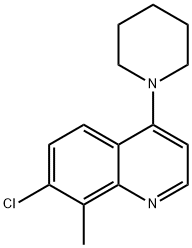 7-Chloro-8-methyl-4-(piperidin-1-yl)quinoline Struktur