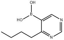 4-Butylpyrimidine-5-boronic acid Struktur