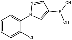 1-(2-Chlorophenyl)pyrazole-4-boronic acid Struktur