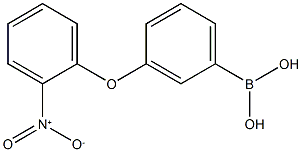 3-(2-Nitrophenoxy)phenylboronic acid Struktur