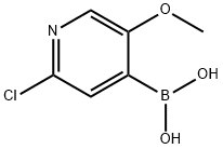 2-Chloro-5-methoxypyridine-4-boronic acid Struktur