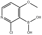 2-Chloro-4-methoxypyridine-3-boronic acid Struktur