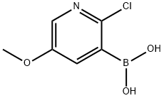 2-Chloro-5-Methoxypyridine-3-boronic acid Struktur