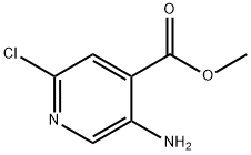 Methyl 5-amino-2-chloroisonicotinate Struktur