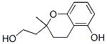 3,4-Dihydro-5-hydroxy-2-methyl-2H-1-benzopyran-2-ethanol Struktur