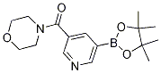 5-(Morpholine-4-carbonyl)pyridin-3-ylboronic acid pinacol ester Struktur