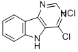 4-Chloro-5H-pyrimido[5,4-b]indole hydrochloride Struktur