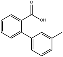 3'-METHYL[1,1'-BIPHENYL]-2-CARBOXYLIC ACID Struktur