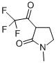 2-Pyrrolidinone, 1-methyl-3-(trifluoroacetyl)- (9CI) Struktur