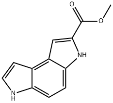 methyl 3,6-dihydropyrrolo[3,2-e]indole-2-carboxylate Struktur