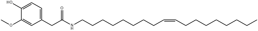 N-oleylhomovanillamide Struktur