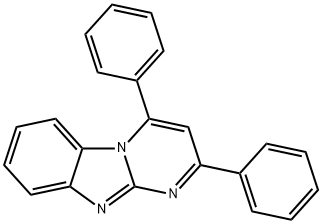 Pyrimido[1,2-a]benzimidazole, 2,4-diphenyl- Struktur