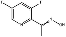 1-(3,5-difluoro-2-pyridinyl)ethanone oxime Struktur