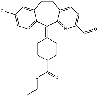 2-Formyl Loratadine Struktur