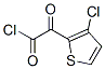 2-Thiopheneacetyl chloride, 3-chloro-alpha-oxo- (9CI) Struktur