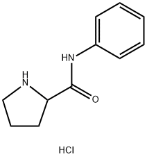 N-Phenyl-2-pyrrolidinecarboxamide hydrochloride Struktur